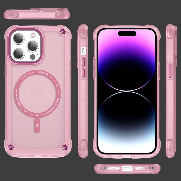 Skin Feel TPU + PC MagSafe Magnetic Phone Case, For iPhone 15
