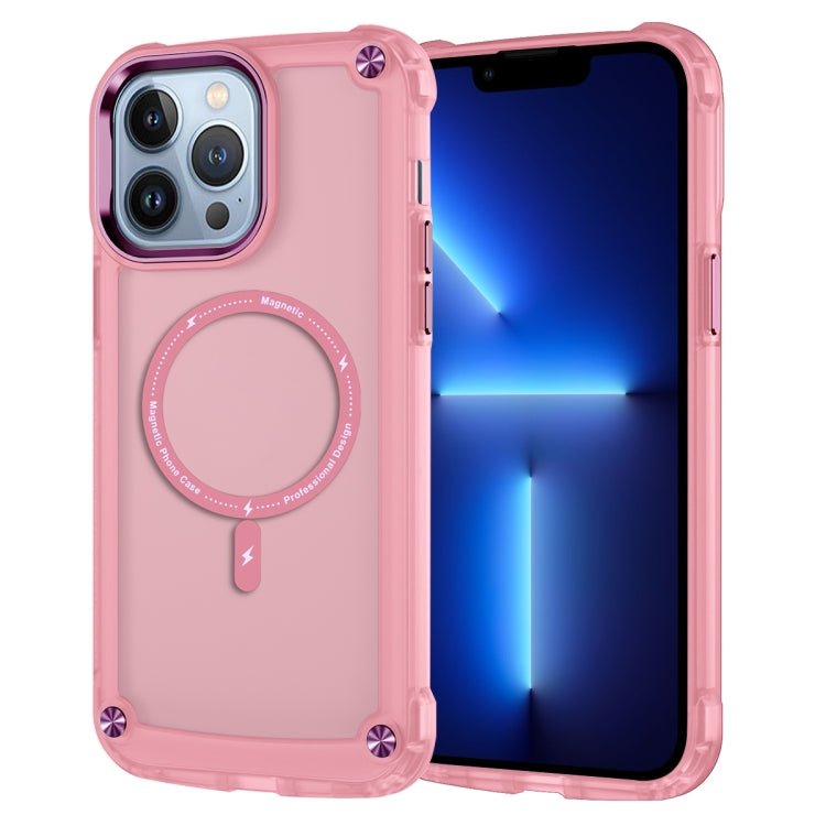 Skin Feel TPU + PC MagSafe Magnetic Phone Case, For iPhone 15