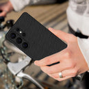 Slim Carbon Fiber Case for Samsung Galaxy S26 Ultra 2026, Paper Thin 1500D Aramid Fiber S26Ultra Cover Compatible with MagSafe, Matte Black Gray Twill [NOT Printed]