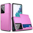 Slim Credit Card Wallet Case for Galaxy S21 Ultra