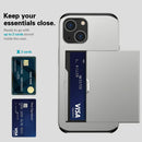 Slim Credit Card Wallet Case for Galaxy S21 Ultra