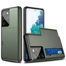 Slim Credit Card Wallet Case for Galaxy S21 Ultra