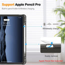 Slimshell Case for Ipad Air 13 - Inch (M3) 2025, (M2) 2024 - Lightweight Soft TPU Protective Stand Back Case