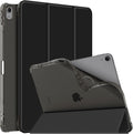 Slimshell Case for Ipad Air 13 - Inch (M3) 2025, (M2) 2024 - Lightweight Soft TPU Protective Stand Back Case with Pencil Holder, Translucent Frosted Cover, Auto Wake/Sleep, Black