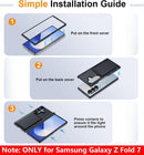 Galaxy Z Fold 7 Case, with Card Holder(2 Cards)[Kickstand]