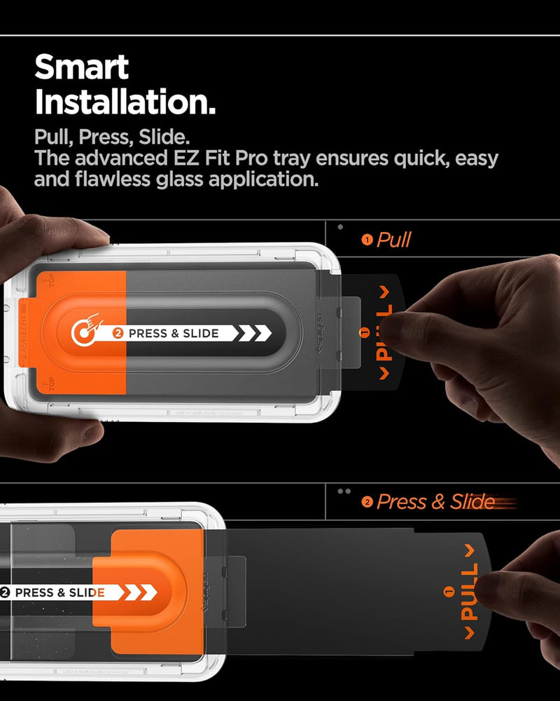 Spigen Tempered Glass Screen Protector [GlasTR EZ FIT Pro] designed for Galaxy Z Fold 7 [Case Friendly] - 2 Pack