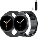 Stainless Steel Band Compatible with Samsung Galaxy Watch 8 7 6 5 4 Classic FE Pro 40Mm 44Mm 46Mm 43Mm 47Mm 45Mm 42Mm 20Mm Men Women Milanese Replacement Metal Elegant Casual