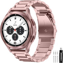 Stainless Steel Band Compatible with Samsung Galaxy Watch 8 7 6 5 4 Classic FE Pro 40Mm 44Mm 46Mm 43Mm 47Mm 45Mm 42Mm 20Mm Men Women Milanese Replacement Metal Elegant Casual