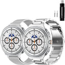 Stainless Steel Band Compatible with Samsung Galaxy Watch 8 7 6 5 4 Classic FE Pro 40Mm 44Mm 46Mm 43Mm 47Mm 45Mm 42Mm 20Mm Men Women Milanese Replacement Metal Elegant Casual