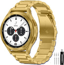 Stainless Steel Band Compatible with Samsung Galaxy Watch 8 7 6 5 4 Classic FE Pro 40Mm 44Mm 46Mm 43Mm 47Mm 45Mm 42Mm 20Mm Men Women Milanese Replacement Metal Elegant Casual
