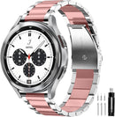 Stainless Steel Band Compatible with Samsung Galaxy Watch 8 7 6 5 4 Classic FE Pro 40Mm 44Mm 46Mm 43Mm 47Mm 45Mm 42Mm 20Mm Men Women Milanese Replacement Metal Elegant Casual