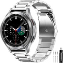Stainless Steel Band Compatible with Samsung Galaxy Watch 8 7 6 5 4 Classic FE Pro 40Mm 44Mm 46Mm 43Mm 47Mm 45Mm 42Mm 20Mm Men Women Milanese Replacement Metal Elegant Casual
