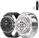 Stainless Steel Band Compatible with Samsung Galaxy Watch 8 7 6 5 4 Classic FE Pro 40Mm 44Mm 46Mm 43Mm 47Mm 45Mm 42Mm 20Mm Men Women Milanese Replacement Metal Elegant Casual