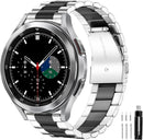 Stainless Steel Band Compatible with Samsung Galaxy Watch 8 7 6 5 4 Classic FE Pro 40Mm 44Mm 46Mm 43Mm 47Mm 45Mm 42Mm 20Mm Men Women Milanese Replacement Metal Elegant Casual