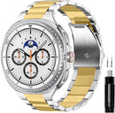 Stainless Steel Band Compatible with Samsung Galaxy Watch 8 7 6 5 4 Classic FE Pro 40Mm 44Mm 46Mm 43Mm 47Mm 45Mm 42Mm 20Mm Men Women Milanese Replacement Metal Elegant Casual