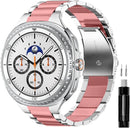 Stainless Steel Band Compatible with Samsung Galaxy Watch 8 7 6 5 4 Classic FE Pro 40Mm 44Mm 46Mm 43Mm 47Mm 45Mm 42Mm 20Mm Men Women Milanese Replacement Metal Elegant Casual