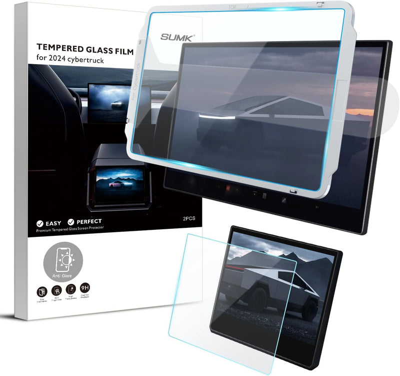 Tesla Cybertruck Tempered Glass Screen Protector - Gorilla Cases