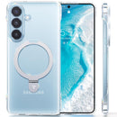 TORRAS Ultra Slim for Samsung Galaxy S26 Ultra Case Clear with Magnetic Stand, [Never Yellow] [Fit for MagSafe] [Open - edge]Frameless Thin Minimalist for S26 Ultra Case with Kickstand, Hard Protection