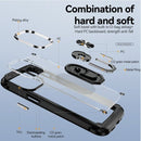 TPU + PC Lens Protection Phone Case with Ring Holder, For iPhone 15 Pro Max