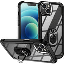 TPU + PC Lens Protection Phone Case with Ring Holder, For iPhone 15 Pro Max