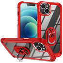 TPU + PC Lens Protection Phone Case with Ring Holder, For iPhone 15 Pro Max