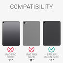 TPU Silicone Case Compatible with Apple Ipad Air 11" (6. Gen 2024) - Case Soft Flexible Shock Absorbent Cover - Black