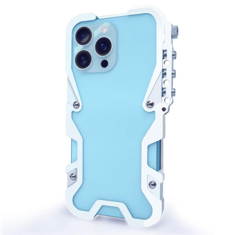 Trigger Design Hollow Metal Frame Phone Case with Lanyard