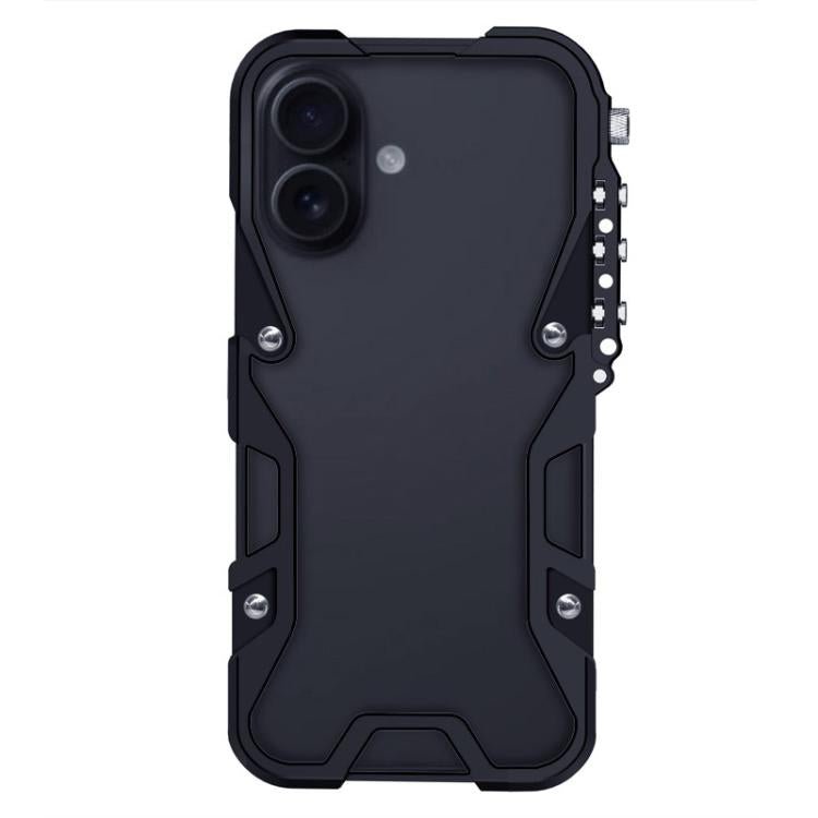 Trigger Design Hollow Metal Frame Phone Case with Lanyard