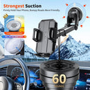 Upgraded 3 - In - 1 Car Phone Holder Mount Car Dashboard Air Vent Windshield,
