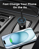USB C Car Charger, 3 - Port 67W Dual USB - C & USB - A Car Power Adapter