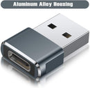 USB to USB C Adapter for Iphone 16 Charger 2Pack,Usbc Female to a Male OTG Type C Converter for Apple Watch