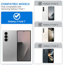 Galaxy Z Fold 7 Case with Stand, 360°Ring Magnetic Kickstand