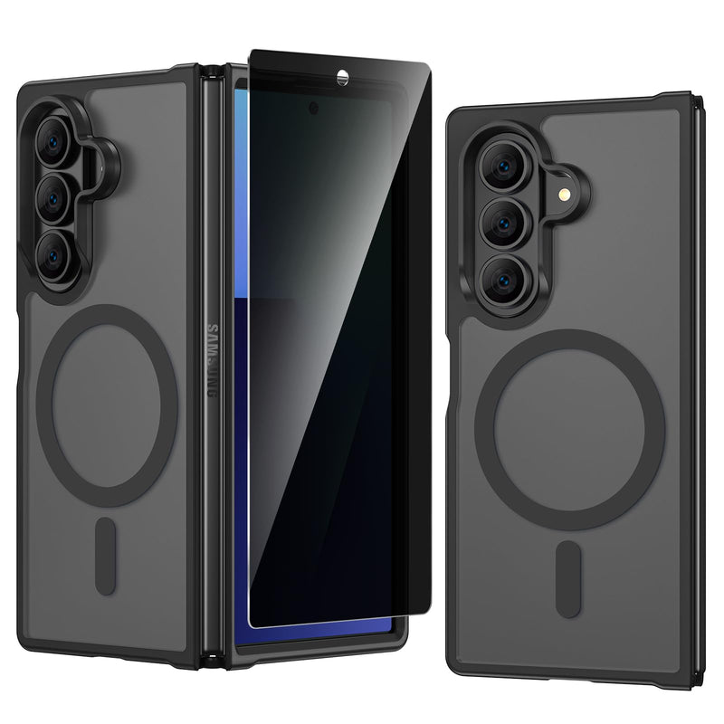 VEGO for Z - Fold - 7 - Case: Galaxy Fold 7 Case with Screen Protecor [Compatible with MagSafe] Full - Body Protection Magnetic Rugged Privacy Cover Shockproof Protective Phone Case for Samsung Z Fold 7 - Blue