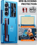 Galaxy Z Fold 7 Case RFID Wallet with Cards Holder