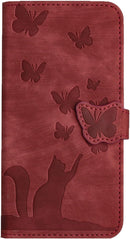 iPhone 16 Pro Max Butterfly Wallet Leather Case