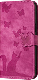 iPhone 16 Pro Max Butterfly Wallet Leather Case