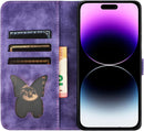 iPhone 16 Pro Max Butterfly Wallet Leather Case