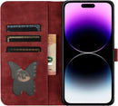 iPhone 16 Pro Max Butterfly Wallet Leather Case