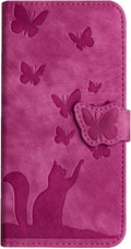 iPhone 16 Pro Max Butterfly Wallet Leather Case