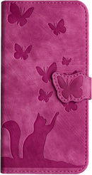 iPhone 16 Pro Max Butterfly Wallet Leather Case