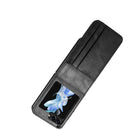 Wallet Case for Samsung Galaxy Z Flip 6 with Card Holder, Business Style Premium PU Leather Purse