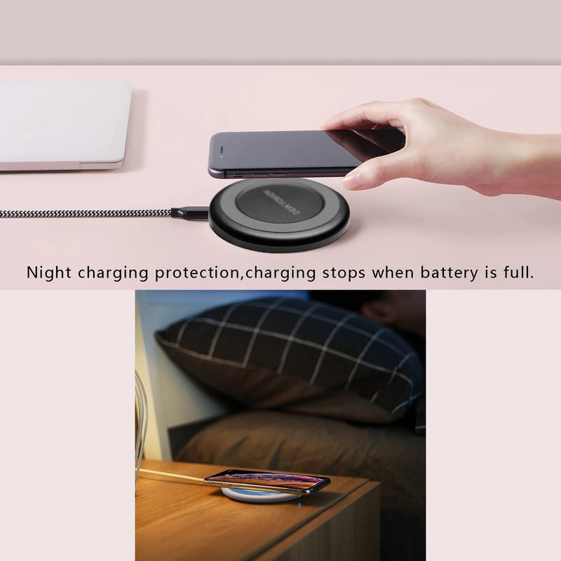 Wireless Charger Pad Dem Lorida15w Fast Cordless Charging Mat phone14 Pixel 7 Pro 6 5 4 3 XL Galaxy S23 Ultra S22 S21 S10 S8 Z Flip4 phone15 14 13 12 Pro Max SE XR XS X 8 - Gorilla Cases