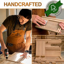 Wood Phone Docking Station for Men - Desk or Nightstand Organizer