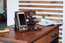 Wood Phone Docking Station for Men - Desk or Nightstand Organizer