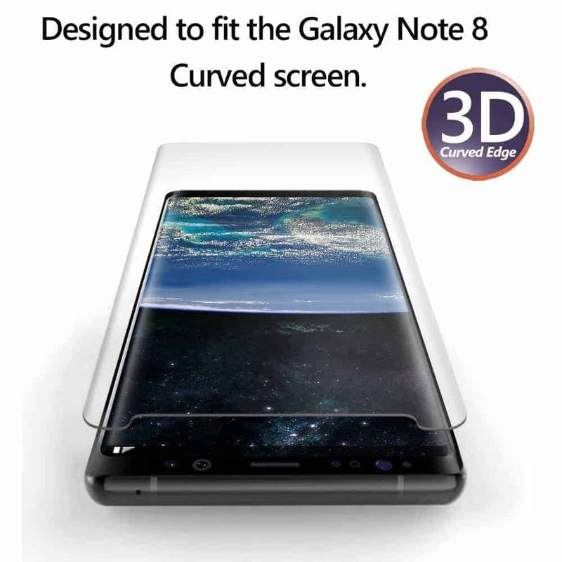 2 Pack Galaxy Note 8 Screen Protector Tempered Glass Clear - Gorilla Cases