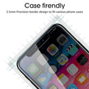 2 Pack iPhone X Screen Protector Black Privacy Tempered Glass