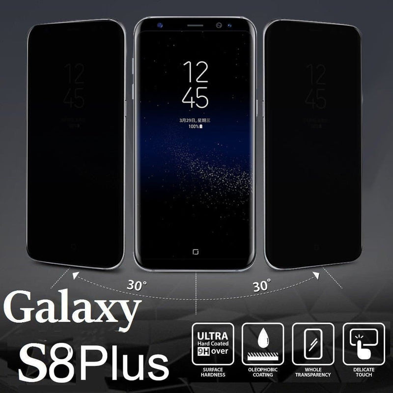 2 Pack S8 Plus Screen Protector Clear | Samsung Galaxy S8 Plus Privacy Glass - Gorilla Cases