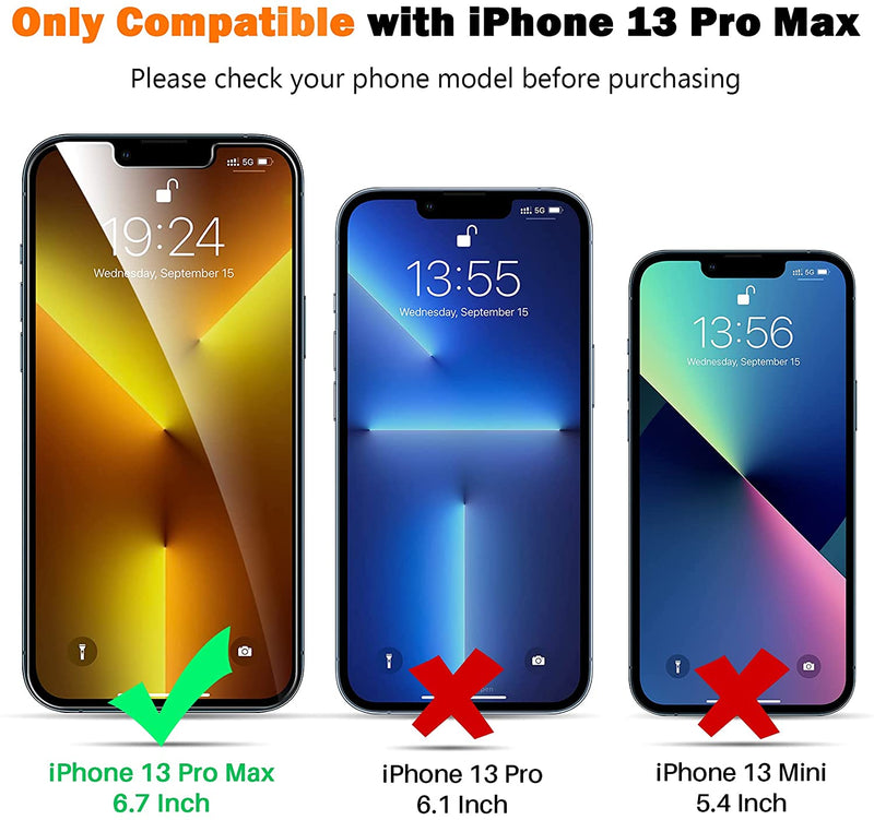 6 Pack Screen Protector Compatible for iPhone 13 Pro Max - Gorilla Cases
