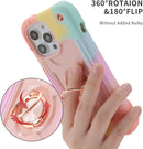 iPhone 14 Pro Max Case 6.7 Inch Shockproof Phone Cove Rainbow Pink