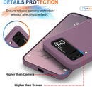 Samsung Galaxy Z Flip4 Silicone Ring 360°Protective flip Cover (Purple)